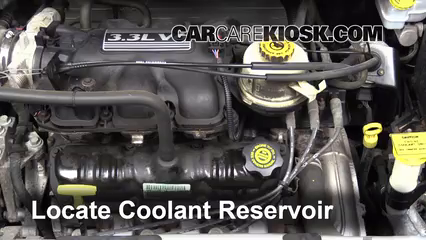 2003 Dodge Caravan SE 3.3L V6 FlexFuel Antigel (Liquide de Refroidissement) Rincer Antigel